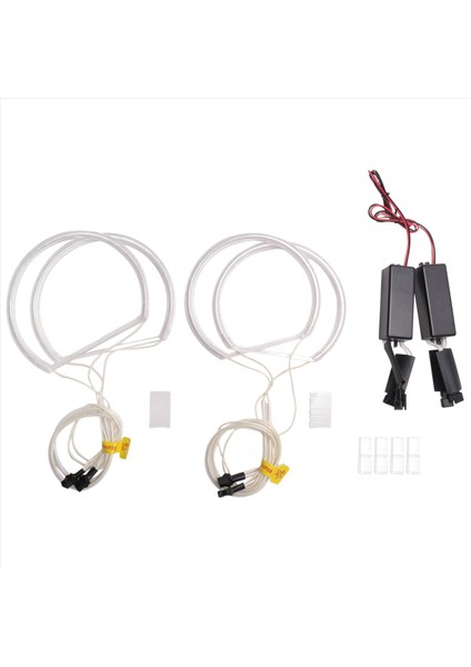 4x Ccfl Angel Göz Halo LED Yüzük Bmw E46 3 Serisi Için Projektör Olmayan (Yurt Dışından)