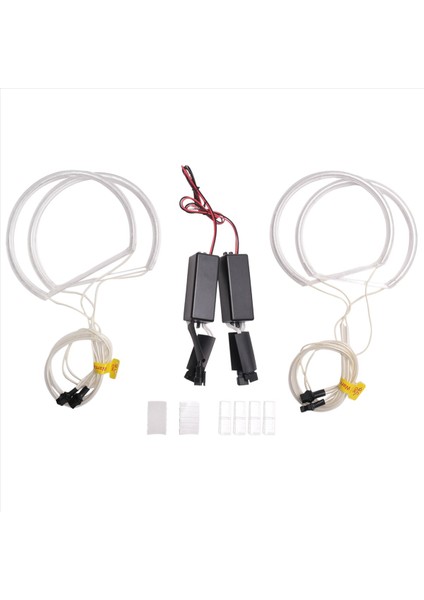 4x Ccfl Angel Göz Halo LED Yüzük Bmw E46 3 Serisi Için Projektör Olmayan (Yurt Dışından) indirimleri