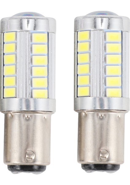 Süper Parlak LED 1157 LED Ampul P21/5W BAY15D Fren, Dönüş, Park, Ters Park ve Yedekleme Işıkları Için 33SM 5730 Yonga Setleri, Xenon White (2 Set) (Yurt Dışından)