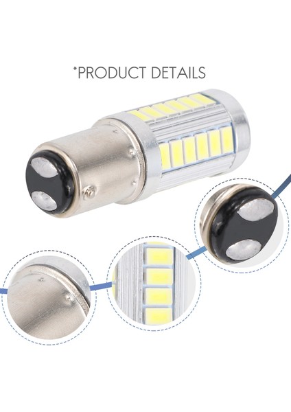 Süper Parlak LED 1157 LED Ampul P21/5W BAY15D Fren, Dönüş, Park, Ters Park ve Yedekleme Işıkları Için 33SM 5730 Yonga Setleri, Xenon White (2 Set) (Yurt Dışından) indirimleri