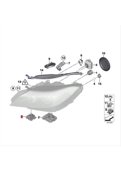Araba Uyarlanabilir Far Afs Kontrol Modülü 63 11 7182396 Bmw E90 E92 E93 E70 X5 E71 X6 E72 X6 E89 Z4 63117189311 (Yurt Dışından) modelleri