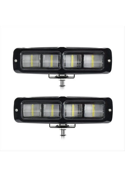 2pcs 6 Inç LED Işık Çubuğu, 80W Sisli Off Off Yol Işıkları Kamyon Suv Atv Tekne Motosikleti, Beyaz Işık Için Iş Işık Çubuğu (Yurt Dışından) modelleri