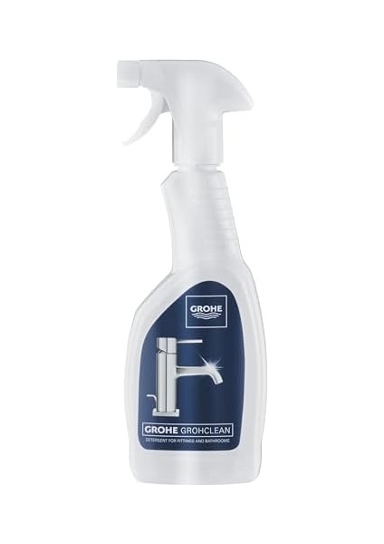 Grohe Grohclean Temizlik Spreyi, Batarya, Musluk, Mutfak, Duş ve Banyo Aksesuarları Temizleyici, Doğal ve Etkili, 500 Ml, 48166000