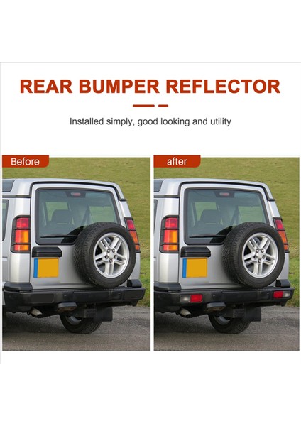 XFB000720 Arka Tampon Reflektörü Turn Sinyal Göstergesi Fren Lambası Fren Ters Lamba Land Rover Keşif 2 (Yurt Dışından)