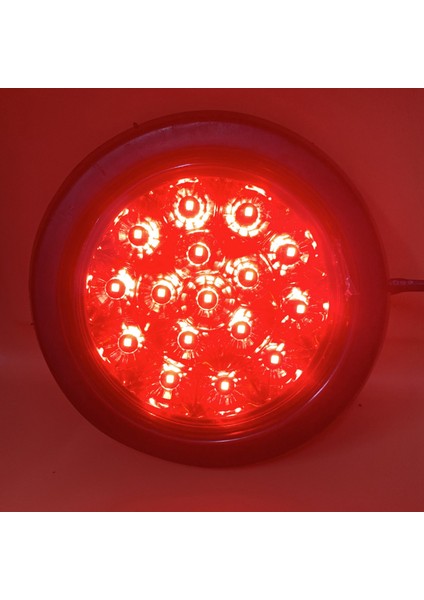 2pcs 12V-24V 16LED Araç Yuvarlak Kırmızı Talilli Lames Arka Sis Fren Durdur Fren Kamyon Römork Kamyonu Için Ters Lamba Çalışıyor (Yurt Dışından) fiyatları