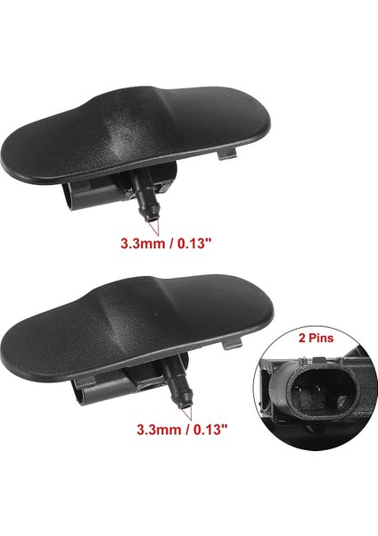 8R0955987B Hood Su Sprey Memesi Temizleme Audi Volkswagen Koltuğu Için Püskürtme Nozumu 8R0955988B (Yurt Dışından) fiyatları