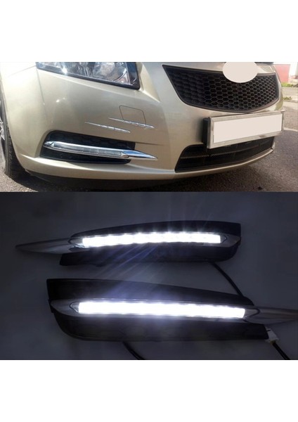 2pcs/set 3 Renk Işığı LED Chevrolet Cruze Için Gündüz Koşu Işığı 2009-2013 (Yurt Dışından) indirimleri