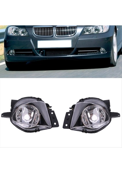 Ön Tampon LED Sis Lambası Kapağı Bmw 3 Serisi Için Ampul Yok E90 2004-2011 E91 2004-2012 63176948373 63176948374 (Yurt Dışından) modelleri