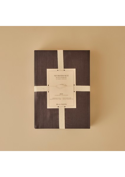 %100 Pamuk Saten Supreme Tek Kişilik Nevresim Seti Antrasit (160X220 Cm) indirimleri