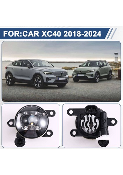 Araba Ön Tampon LED Sis Fark Gündüz Volvo Için Isı Lavabosu ile Çalışma Işığı XC40 2018-2024 Dönüş Fren Lambası 31689174 L (Yurt Dışından) fırsatları