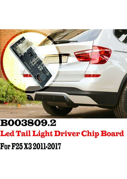 2011-2017 Için 2x B003809.2 -Bmw F25 X3 LED Kuyruk Işık Sürücü Çip Kurulu (Yurt Dışından) modelleri