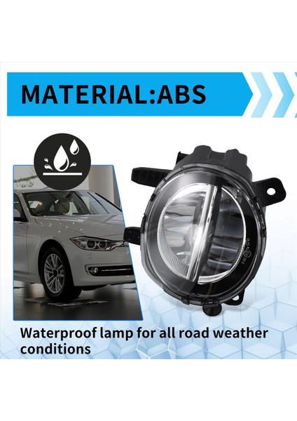 Bmw F20 F21 F22 F23 F20 F30 F31 F32 F33 F34 F35 2012-2018 LED Sis Far Far Sürüş Lambası Sağ Taraf (Yurt Dışından) modelleri