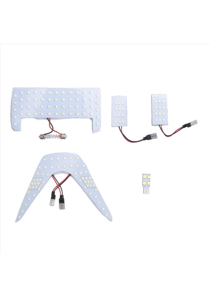 Toyota C-Hr Chr Için LED Iç Okuma Işıkları Beyaz LED Çatı Işığı 102 Leds 6000K Iç Sinyal Lambası Sticker (Yurt Dışından)