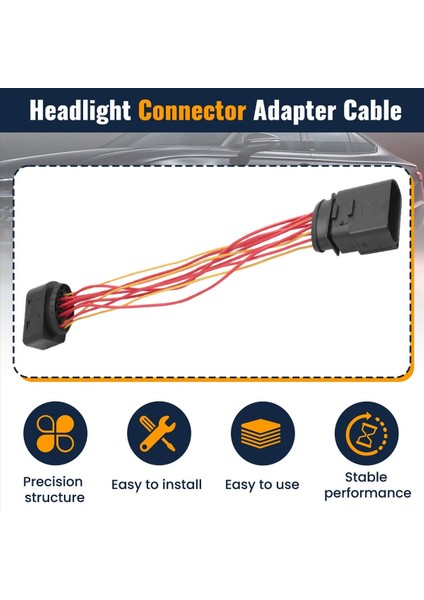 Araba Hid Xenon Far 10 Ila 14 Pin Konnektör Adaptörü 1J0973835 1J0973737 Araç Aksesuarları (Yurt Dışından) fırsatları