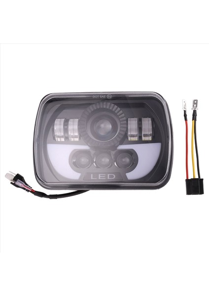 300W 5x7 LED Farlar LED Mühürlü Işın Kafa Işık Lambası, Jeep Wrangler Yj Cherokee Için Yüksek Düşük Işın LED Farlı (Yurt Dışından)