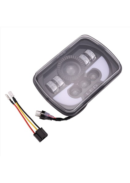 300W 5x7 LED Farlar LED Mühürlü Işın Kafa Işık Lambası, Jeep Wrangler Yj Cherokee Için Yüksek Düşük Işın LED Farlı (Yurt Dışından) fiyatları