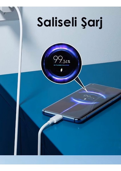 120W Saliseli Type-C Turbo Xiaomi Samsung Redmi Uyumlu Süper Şarj Kablosu USB Type-C modelleri