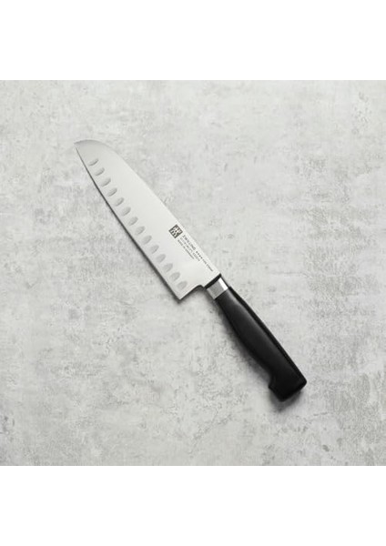 Four Starsantoku Bıçağı, 18 Cm, Oluklu Kenar fiyatları