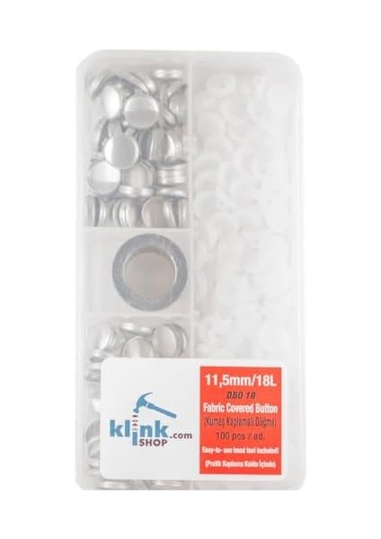 Kaplamalı Düğme 18 Boy 11,50 mm Kendin Yap Kiti, Gömlek, ve Giyim Için Çekiçle Uygulama Aparatları ve 100 Adet Kapsol Düğme Takım modelleri