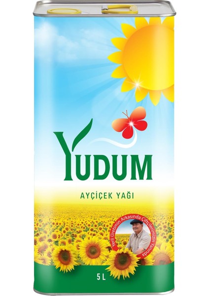 Yudum Ayçiçek Yağı 5 Lt Teneke