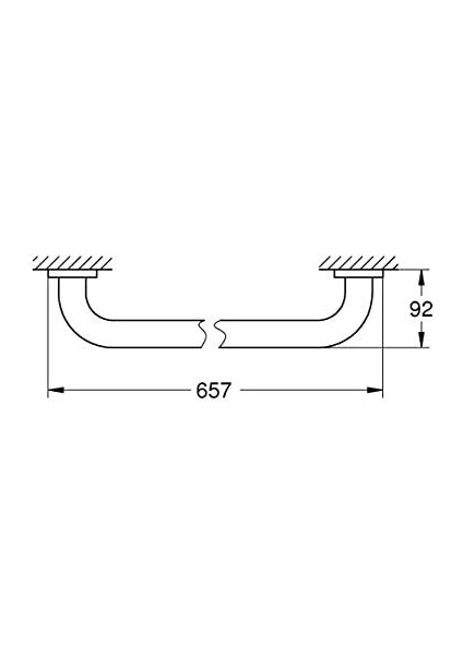 Essentıals Tutunma Barı 600 mm Krom 40794001 modelleri