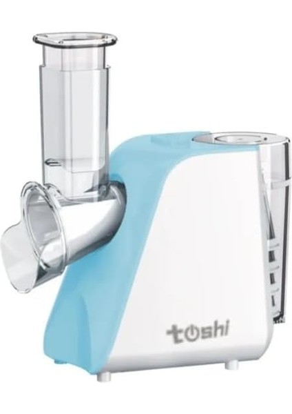 Çok Fonksiyonlu Rende, 5 Değiştirilebilir Bıçak, Elektrikli Mutfak Doğrayıcı, Mavi-Beyaz modelleri