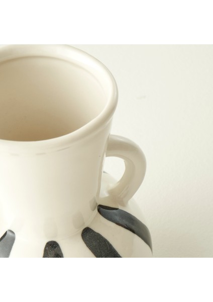 Liora Vazo Siyah-Beyaz (12X12X18 Cm) modelleri