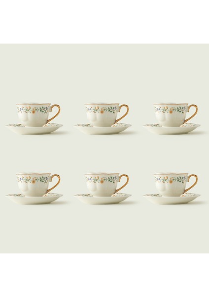 Juliette 6'lı Kahve Fincanı Seti (90 Cc)