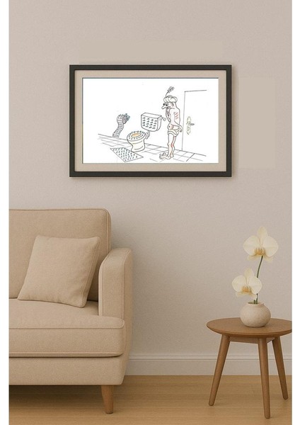 George Sabev 35X25CM Orijinal Karikatür Tablo fiyatları