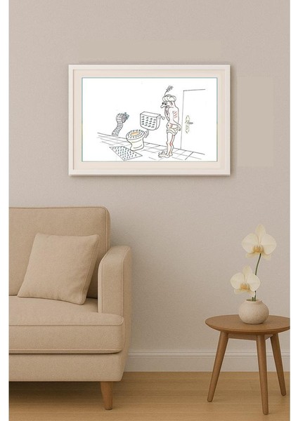 George Sabev 35X25CM Orijinal Karikatür Tablo fırsatları