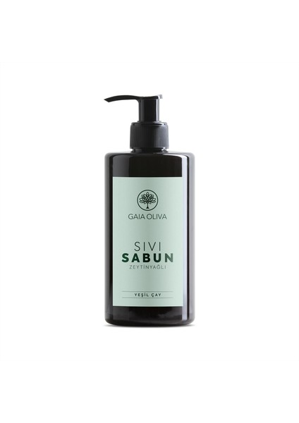 Zeytinyağlı Yeşil Çaylı Sıvı Sabun 350ML