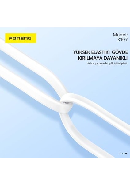 X107 60W 27CM Type-C To Type-C Şarj ve Data Kablosu fiyatları