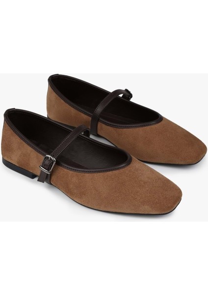 Kadın Lunel Taba Süet Babet