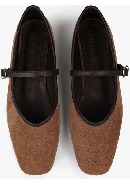 Kadın Lunel Taba Süet Babet modelleri