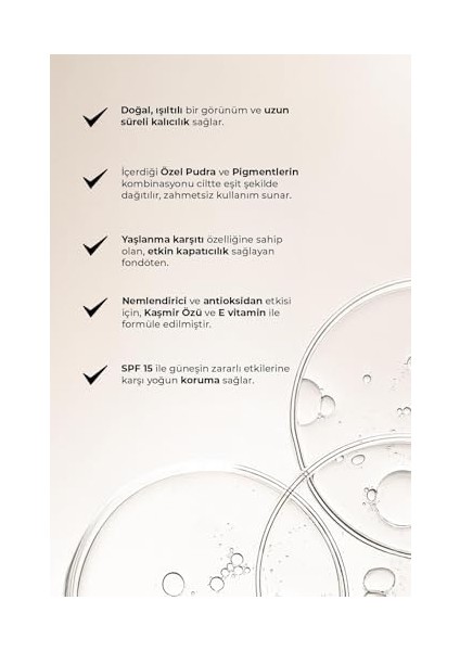 Alix Avien Yaşlanma Karşıtı Vitamin Içeren Nemlendirici SPF15+ Fondöten Anti Aging Foundation 509 Warm Amber fiyatları