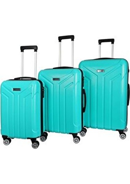 Vela Kırılmaz Valiz Seti 3 Parça ABS Malzeme ile Güçlü ve Hafif fırsatları