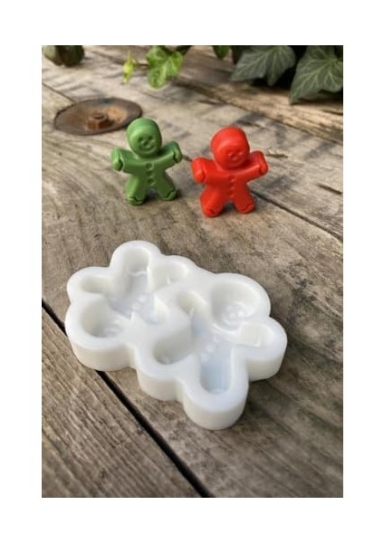 Concept Ginger Mini Ikili Mum Kalıbı (Silikon) modelleri