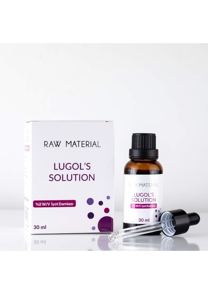 Shifaah Raw Material Lugol's Solution Iyot%2 Damla 30 ml fiyatları