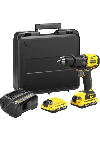 SBD715D2K-TR 18V 2.0AH V20 Li-Ion Çift Akülü Kömürsüz Darbeli Matkap