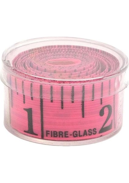 Vücut Ölçüm Metresi, 150 Cm, Diyetisyen ve Terzi Mezurası, 2 Adet (Pembe)