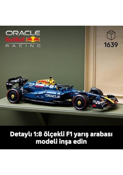 Oracle Red Bull RB20 F1 Araba 42206 - Yetişkinler Için 1:8 Ölçekli V6 Motor, Vites Kutusu ve Drs Içeren Yarış Arabası Modeli Yapım Seti, Hediye Fikri (1639 Parça) fiyatları