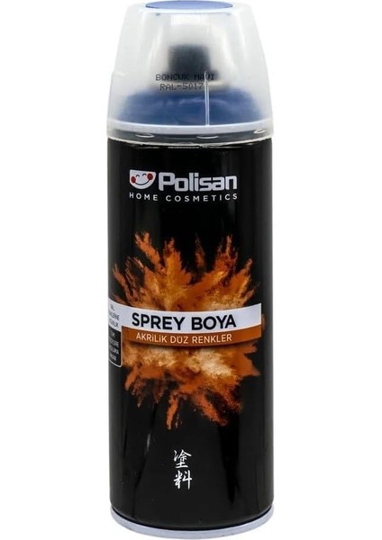 P7010 Akrilik Sprey 400 ml Boncuk Mavi Ral 5017