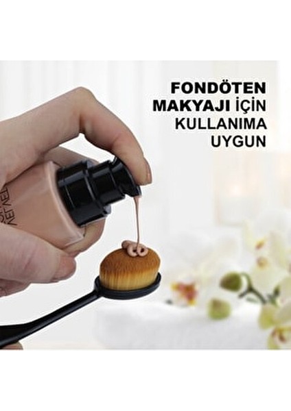 Profesyonel Contour Fırçası Yumuşak Kıllarla Pürüzsüz Uygulama İçin Kaşık Tasarım indirimleri