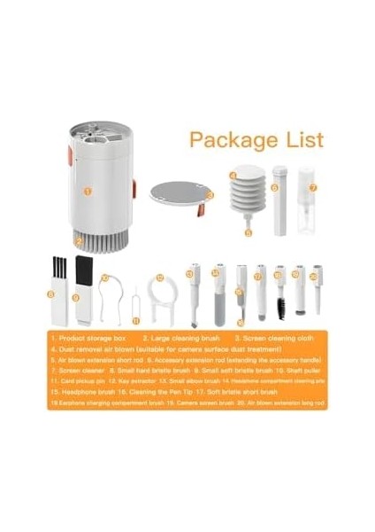 Ape 20IN1 Çok Fonksiyonlu Ekran, Bilgisayar, Laptop, Klavye, Telefon, Kulaklık Airpod Temizleyici 20IN1 V-19087810104 fiyatları