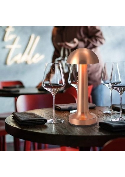 Geldi Yemek Masası Lambası Şarjlı Otel Restoran Masa Lambası Dimmerli Dekoratif Lizbon Dokunmatik Sunum Lambası 3 Kademeli Işık Modu Restaurant Masa Üstü Lamba modelleri