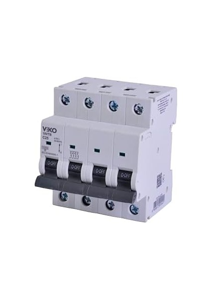 10VTB-4C25 Otomatik Sigorta 10KA C Tipi 4 Kutup 25A fiyatları