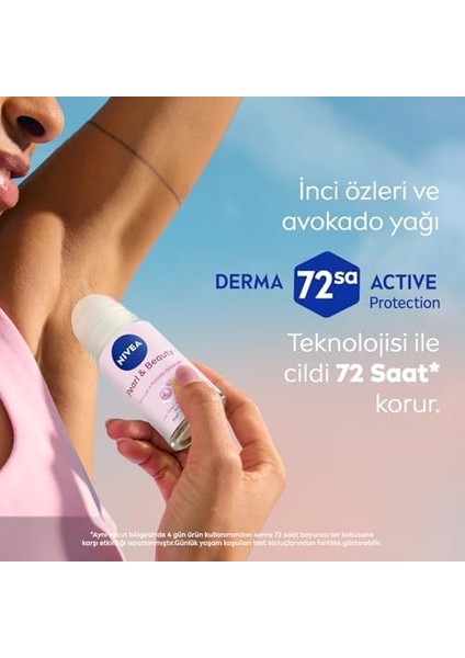 Nivea Creme Care Nemlendirici Duş Jeli 250ML ve Rollon Deodorant Pearl&beauty 50ML, 72SAAT Anti-Perspirant