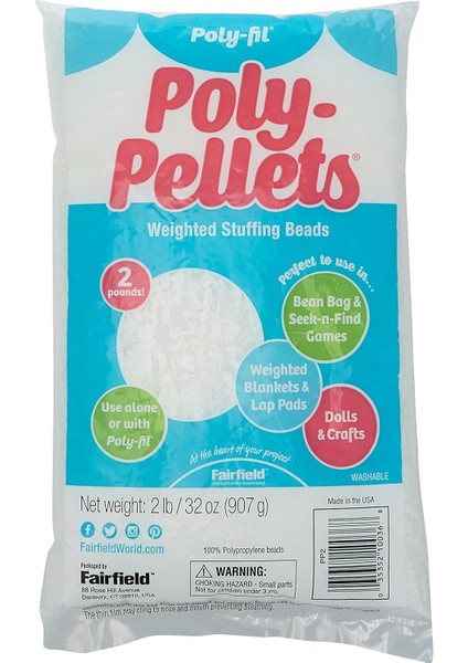 Polypellets Dolgu BEADS32 Oz, Akrilik, Çok Renkli,