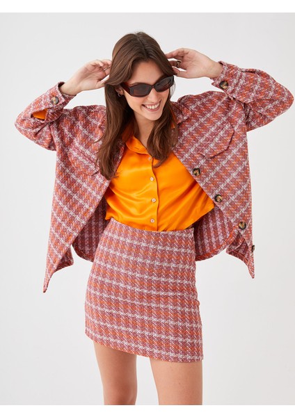 Yeni Sezon Desenli A Kesim Kadın Etek modelleri