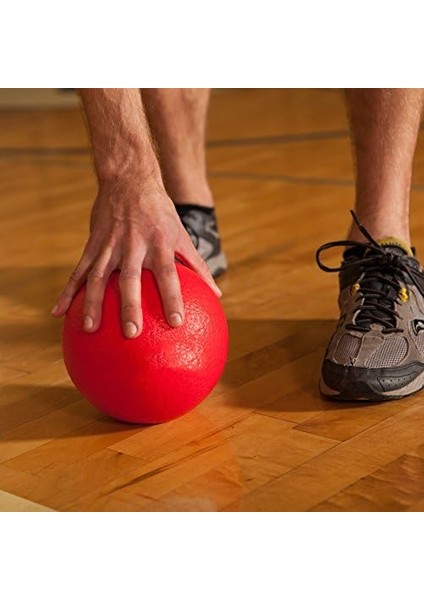 - Neon Red) - Sports 15CM Rhino Skin & Foam Core Low Bounce Dodgeball Ball - Neon Red fiyatları